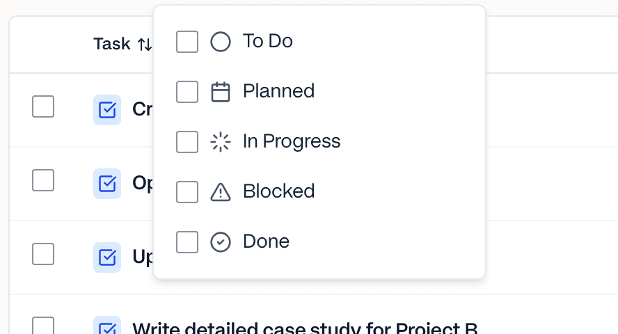 Task management in Ember